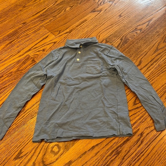 Crewcuts Boy’s Blue Long Sleeve Polo Size 10